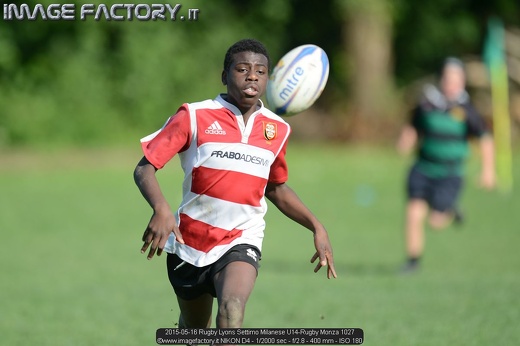 2015-05-16 Rugby Lyons Settimo Milanese U14-Rugby Monza 1027